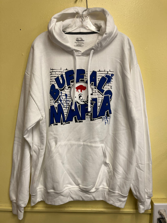 Bills Mafia white hoodie