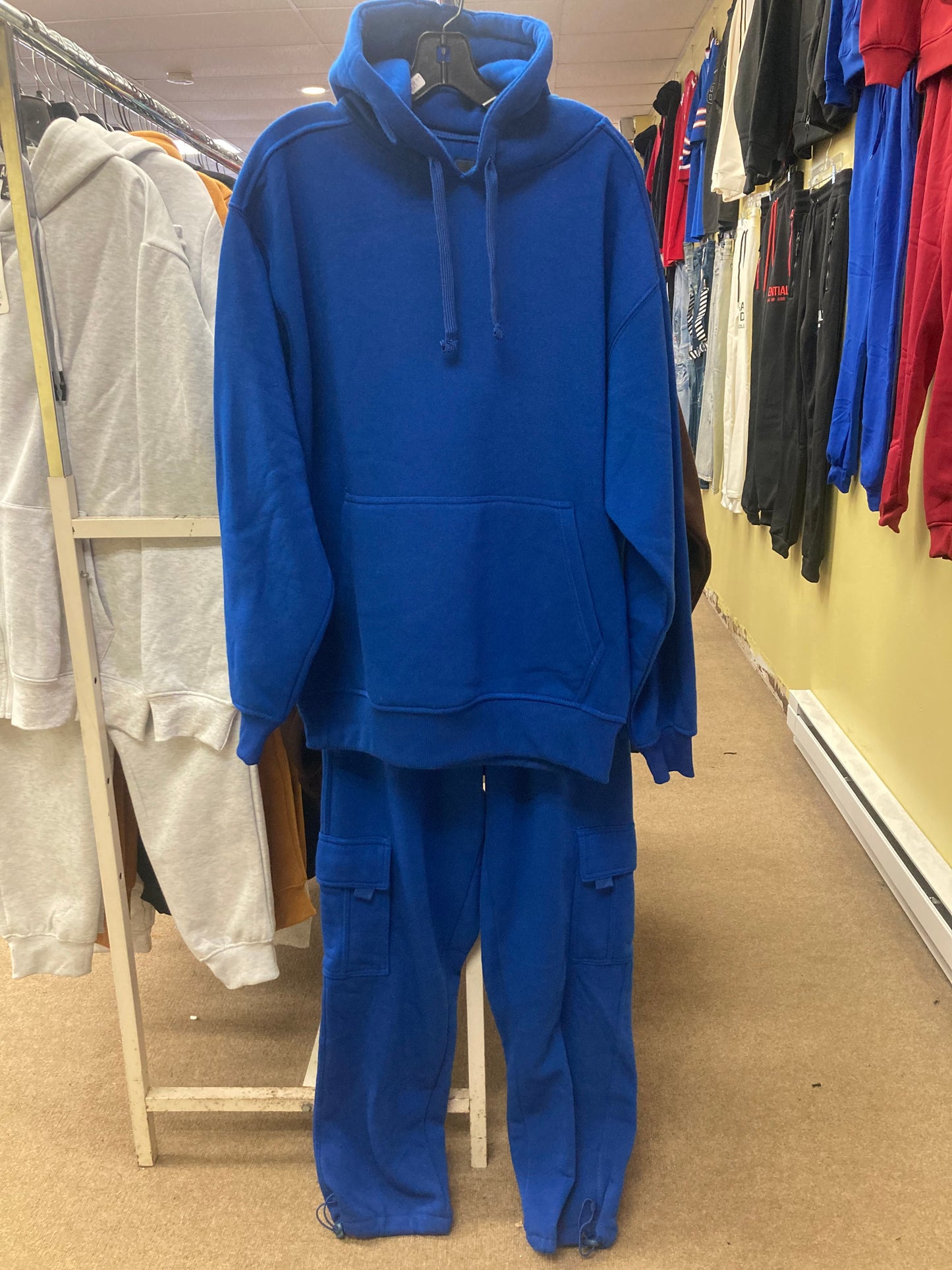 Royal blue sweatsuit