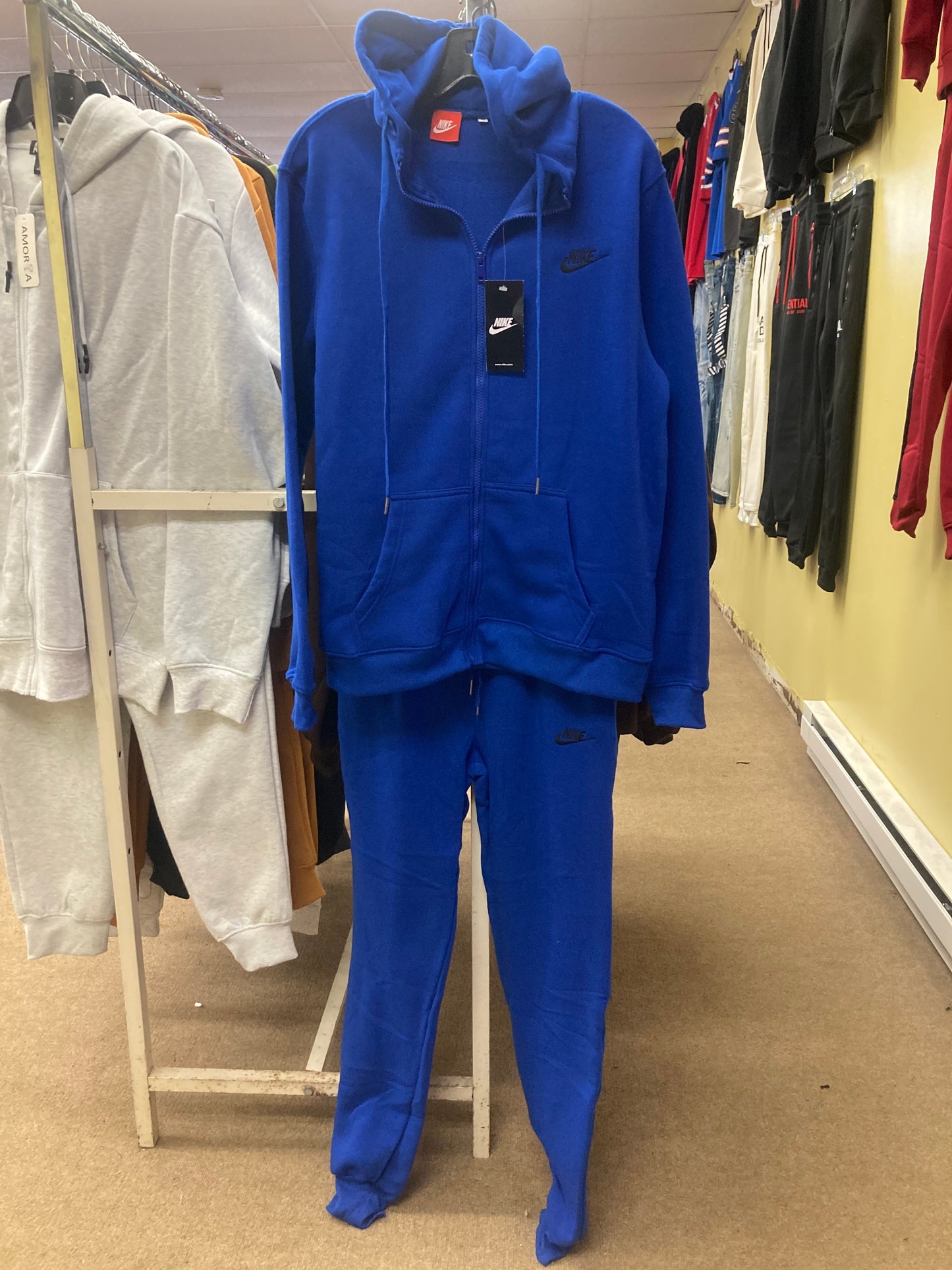 Nike royal blue sweatsuit