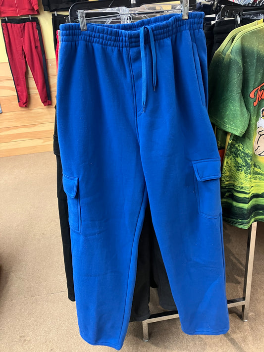 Khaki Sweatpants Royal Blue