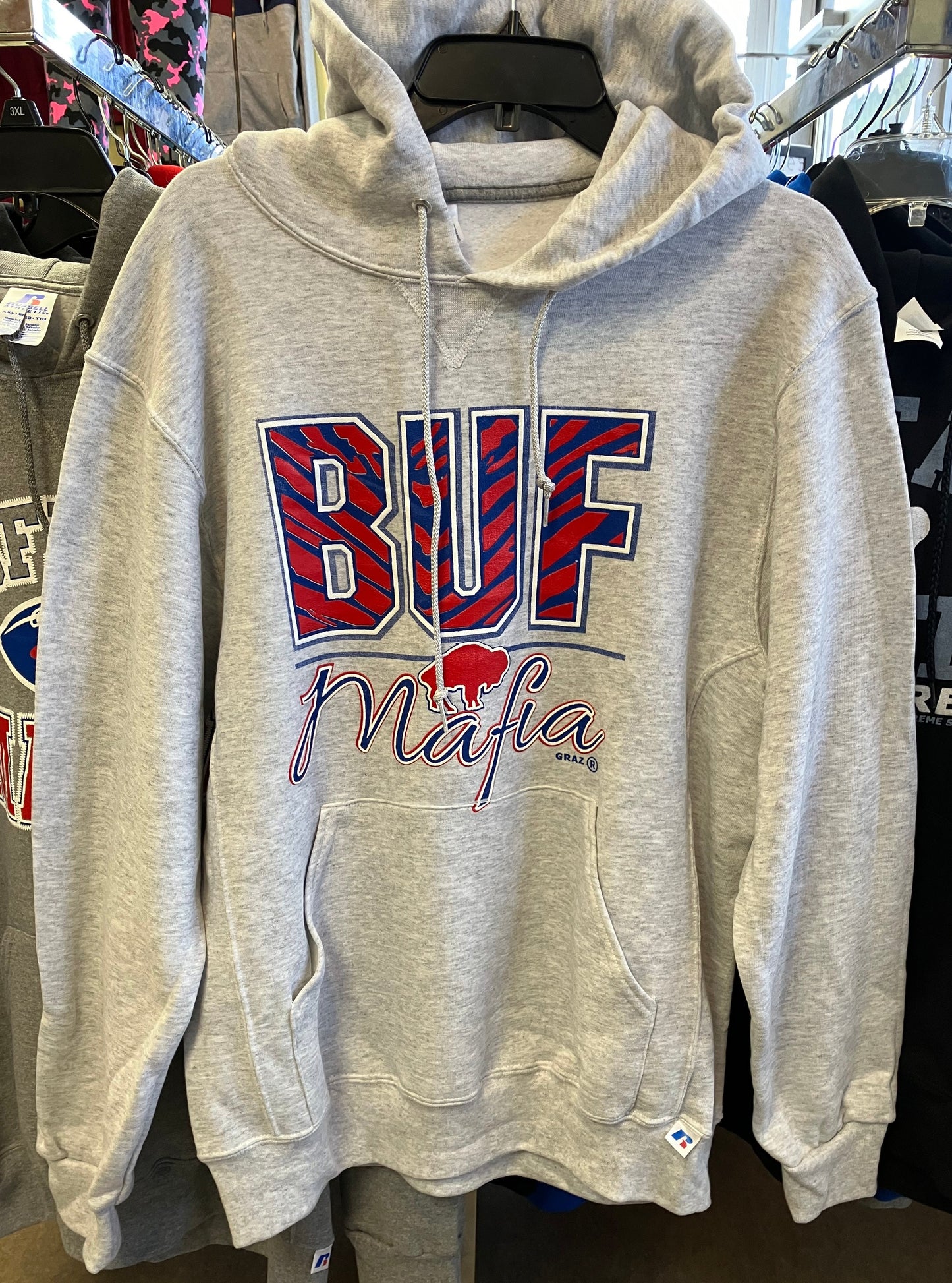 Bills Mafia Light Grey Hoodie