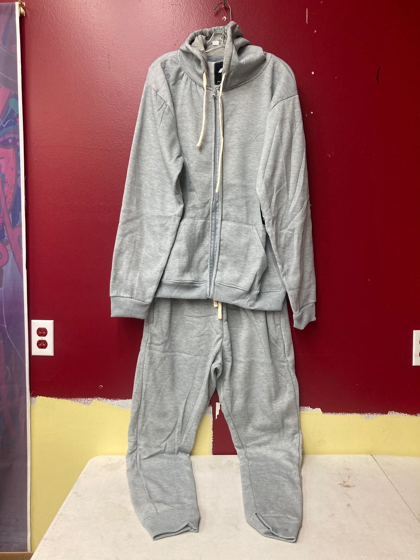 Grey sweatsuit