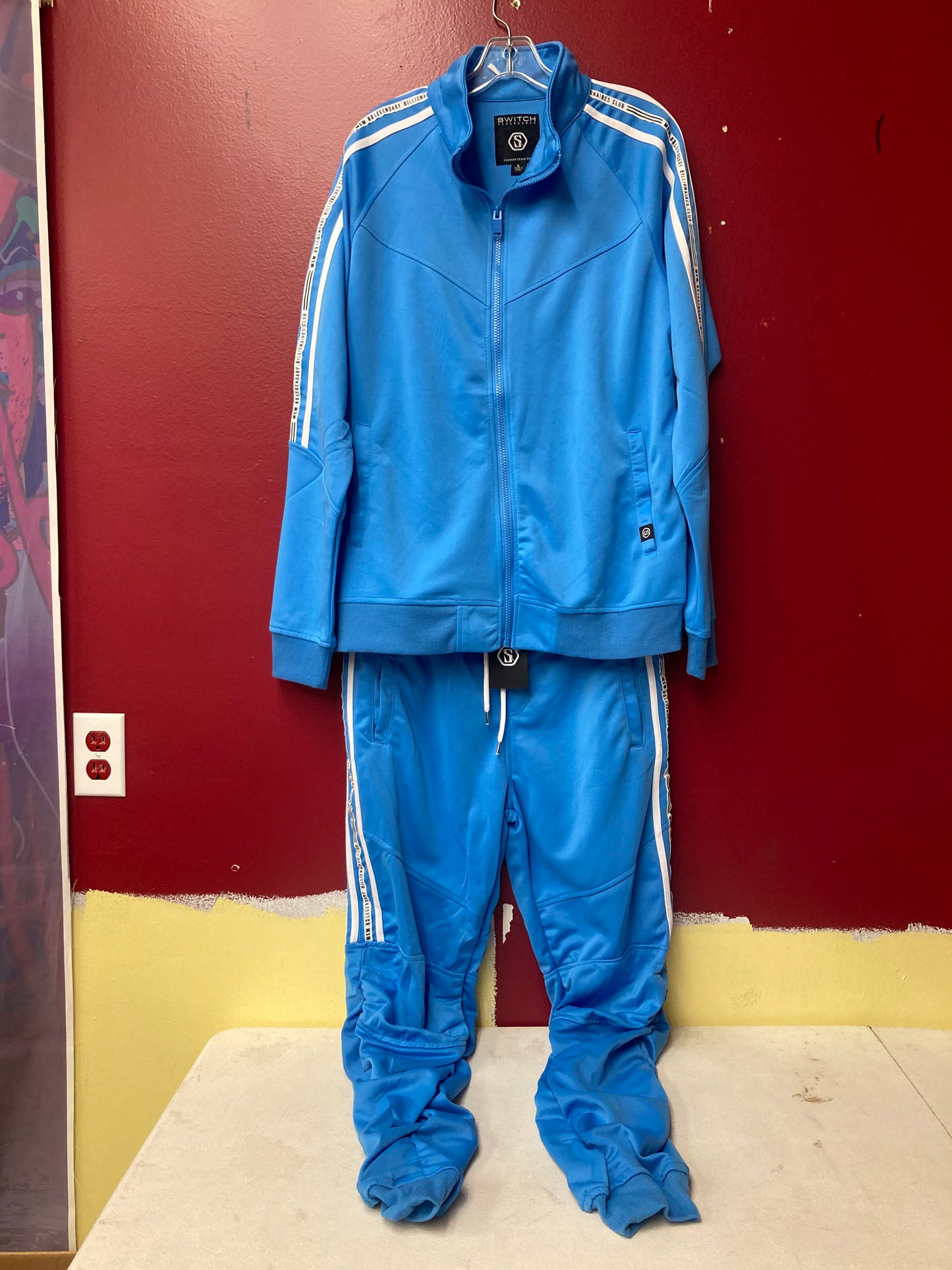 Baby blue sweatsuit