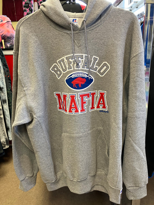 Bills Mafia Grey Hoodie