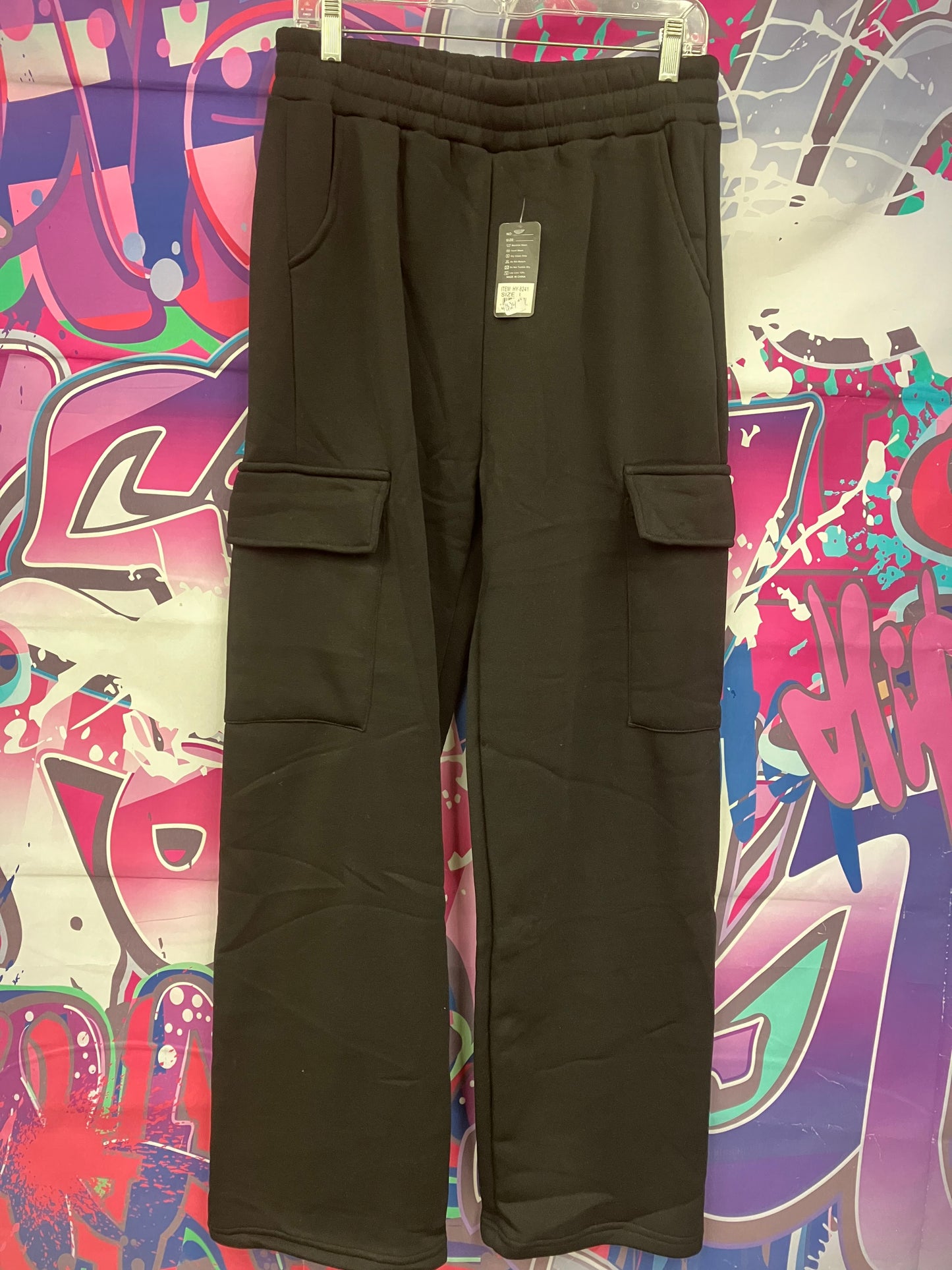 Khaki Sweatpants Black